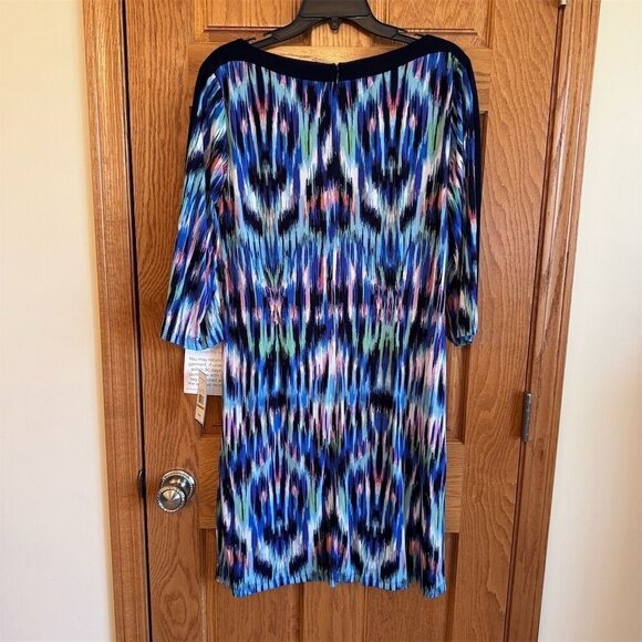 Jessica Howard Women's Plus Size 14 Multicolor Knee Length Dress NWT - Picture 2 of 7